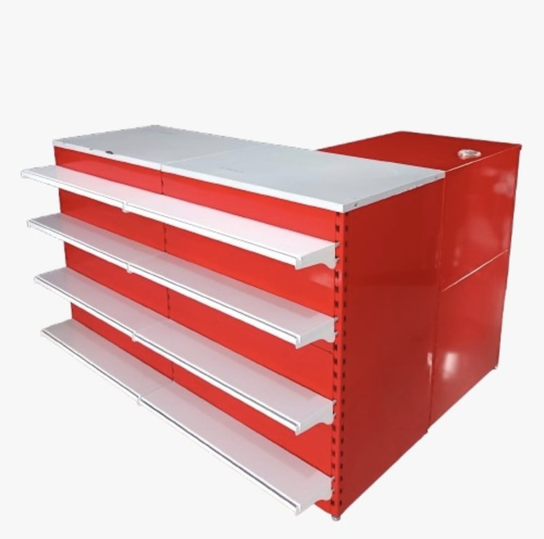 Produk Rak Gondola Minimarket Palangkaraya Tipe Rak Double